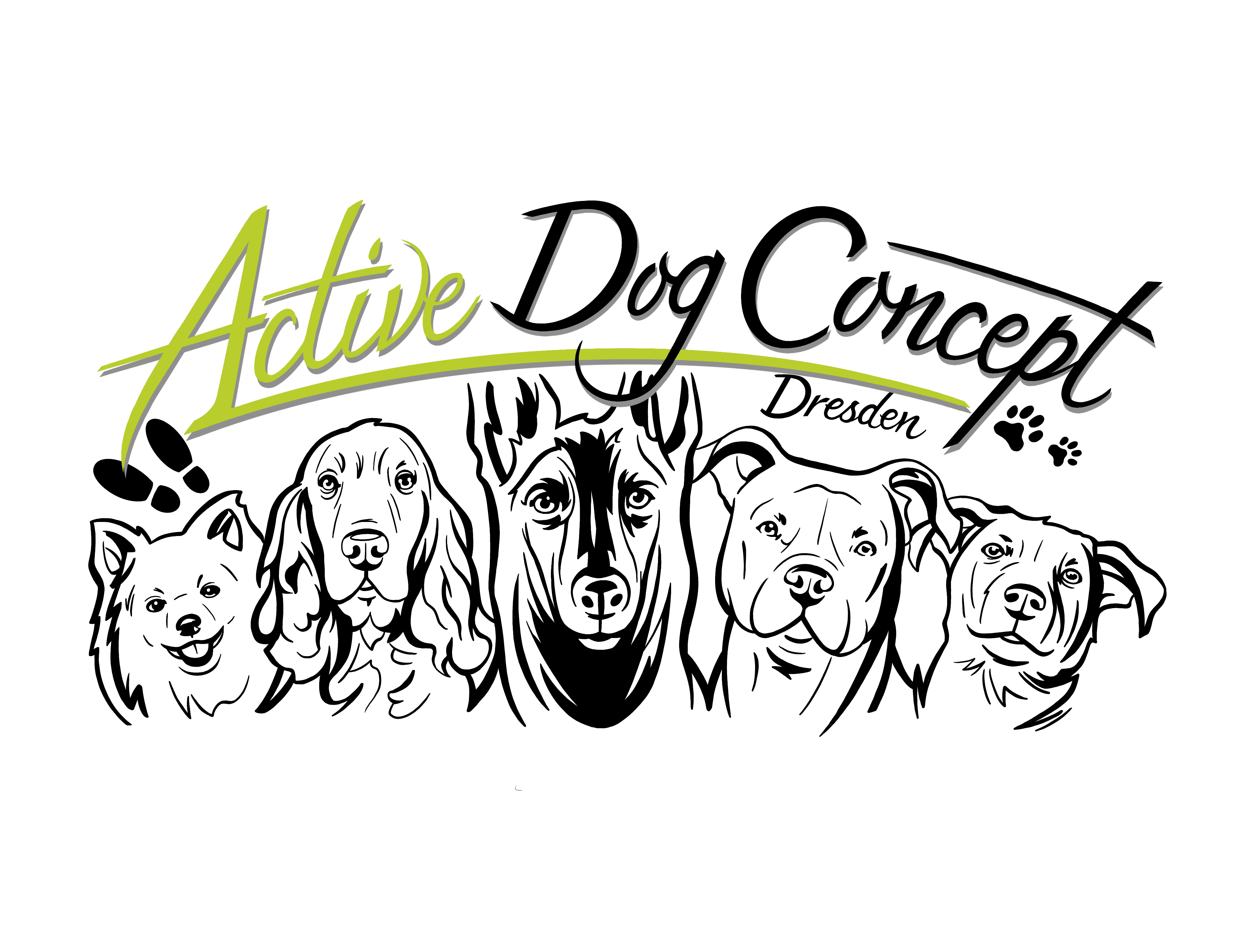 Nicole Hertel Hundetrainerin 🐕 ACTIVE DOG CONCEPT Logo